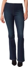 Jessica Simpson Pull-On Flare Jeans - High-Rise Blue Denim, Women's 28