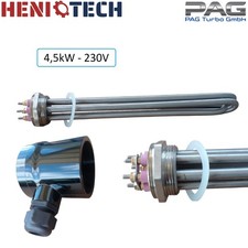 3x 1,5kW (4,5kW) Heizstab 230V - 6/4 Heizelem...
