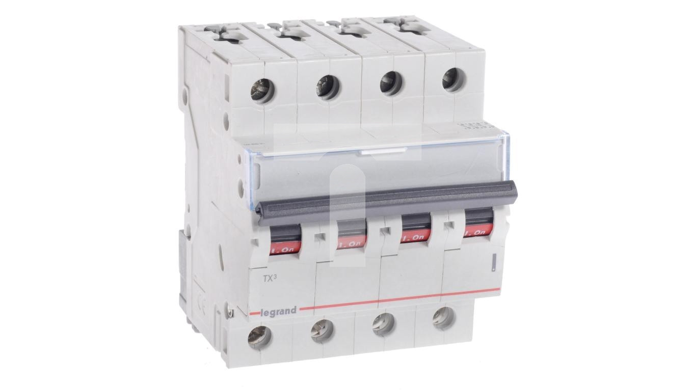Circuit breaker 4P C 6A 10kA AC S314 TX3 404252