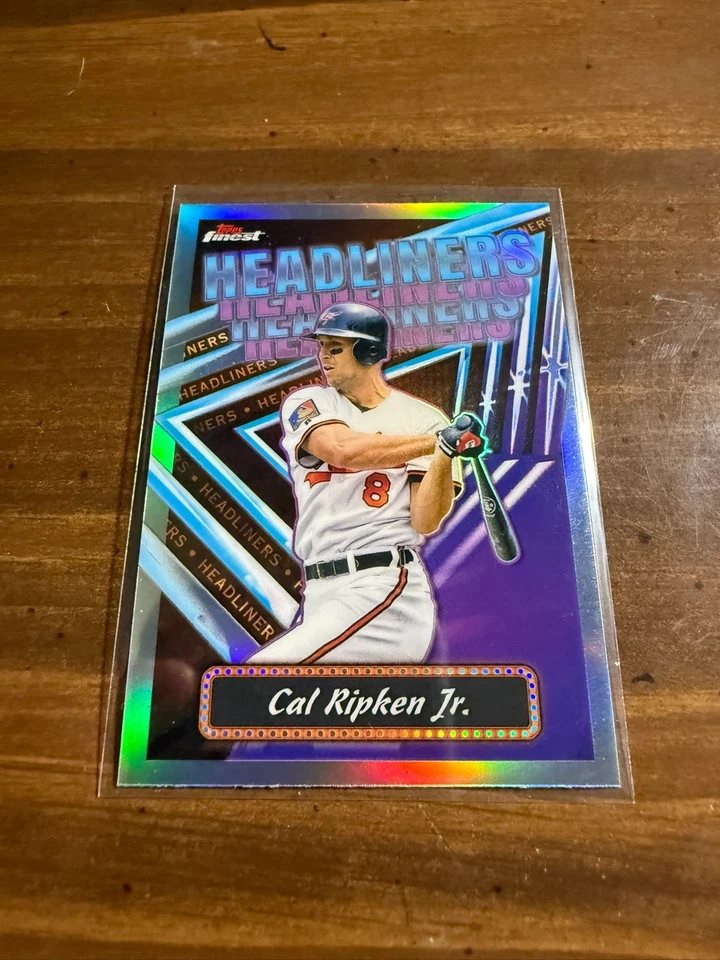 2023 Finest #FH-12 Cal Ripken Jr. BASEBALL Baltimore Orioles Insert - Image 2 of 4