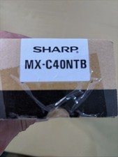 Sharp MX-C40NTB Black Standard Black Toner Cartridge Genuine open box