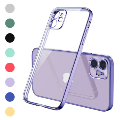 For iPhone 15 14 Pro Max 13 12 11 SE Shockproof Clear Soft Silicone Case Cover