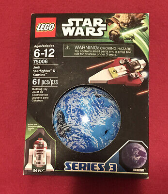 Lego 75006 Star Wars JEDI STARFIGHTER & KAMINO 61 Pieces R4-P17 NIP | eBay
