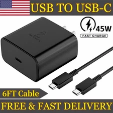 45WPD Super charging head Wall charger Usb c For Samsung Galaxy S23 S22 Ultra G