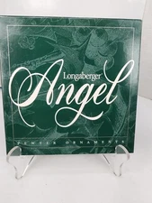 Longaberger #71757 1993-96 4 Pewter Peace/Hope/Love, Joy Hanging Tie On Ornament