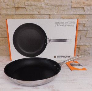 Le Creuset Tri-Ply Stainless Steel Nonstick 12-Inch Frying Pan - New