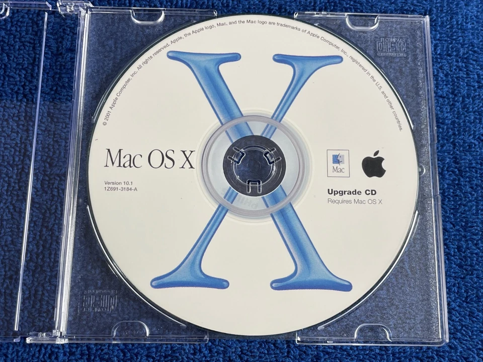 Mac OS X 10.1 ( upgrade CD ) (copied from original disc / inkjet printable disc) - Image 2 of 2
