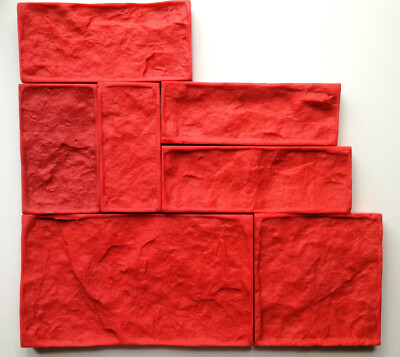 Forming Mould Brick Stone Stamp SET Polyurethane Mold Decorative Texture Stamp