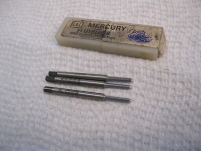 #2-64 NF Form Taps HS GRD MERCURY England 3pc lot