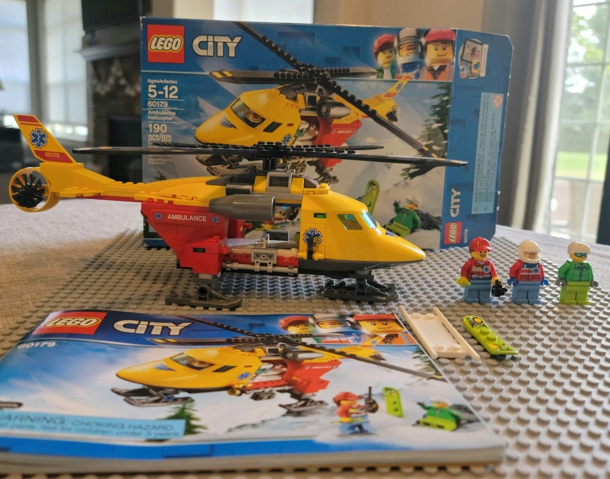 uddøde Vind Størrelse Lego City Ambulance Helicopter 60179 | eBay