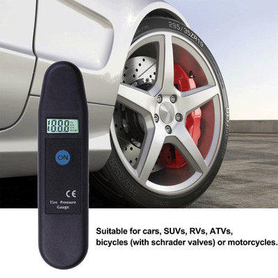 LCD Barometers Tester Car Truck Digital Car Truck Tire Gauge Air Pressure Gauge