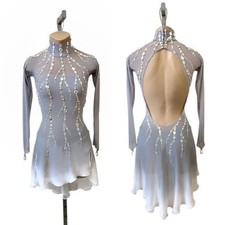 ice figure skating competition dress Gymnastics costume dance Dress dyeing