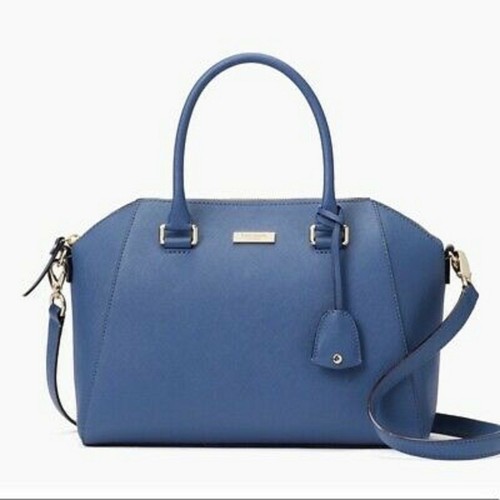 Kate Spade Tilden Place Pippa Satchel Bag Purse NWT WKRU4878 Dark BlueJay