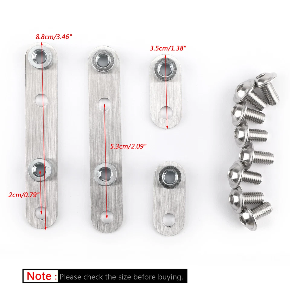 Stainless Steel Front Fender Riser Lift Kit Fit Honda CRF1000L Africa Twin 16~18 Foto 2 de 4