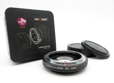 K&F Concept Adapter FD-EOS für Canon FD Objektiv auf Canon EOS EF Mount Kamera