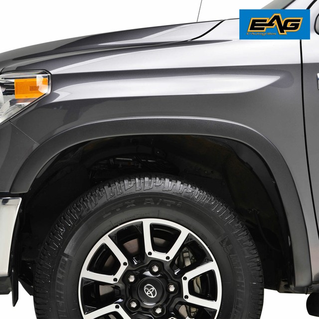 For Painted 14-19 Toyota Tundra Extended Fender Flares Smooth OEM Color