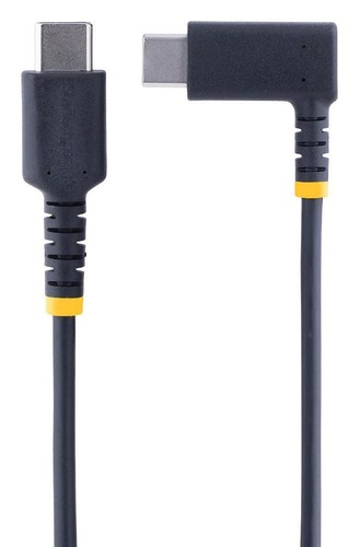Usb-C Plug To Right Angled Usb-C Plug Heavy Duty Charging Lead 300Mm - Picture 2 of 3