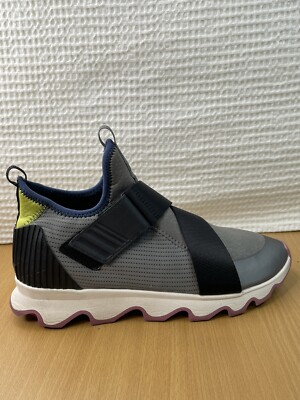 Sorel Kinetic Sneak Quarry Gray NL3774 Fashion Sneakers Shoe Women's Size  US 11