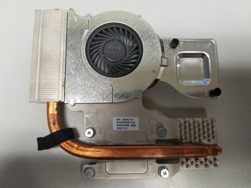 HP 535767-001 3-Pin Laptop Heatsink w/Fan For Socket ProBook 4710S - Picture 2 of 3