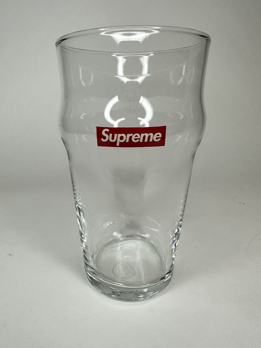 Supreme シュプリーム パイントグラス Pint Glas Supreme pint パイント グラス コップ 2個セット ビアグラス