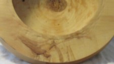 Hand Crafted Wooden Bowl, Lathe Turned