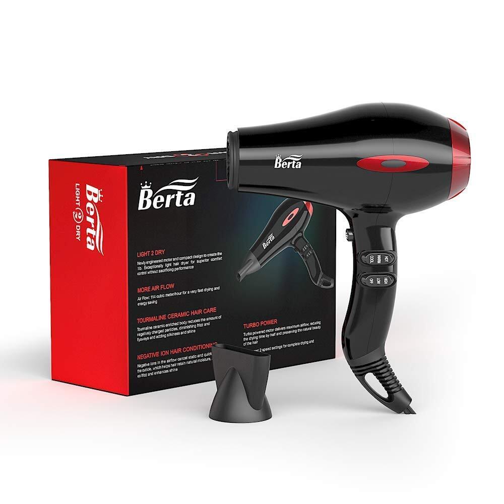 HOT Ionic Hair Berta Hair Dryer Professional Ionic Hair Dryer
