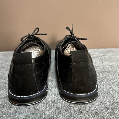 Gatsby Shoes Mens 16 Black Faux Leather Oxford Derby Lace Up  display picture 2