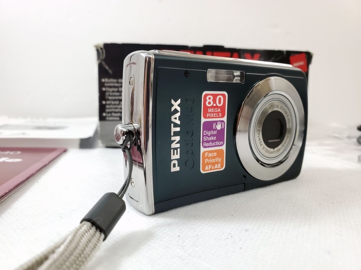 PENTAX Pentax Optio M40 8.0MP Digital Camera - Silver for PENTAX Pentax Optio M40 8.0MP Digital Camera - Silver for