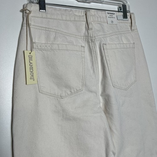 Blank NYC The Franklin High Key Pants Rib cage Wide Leg Cream Color Size 29 - Picture 7 of 14