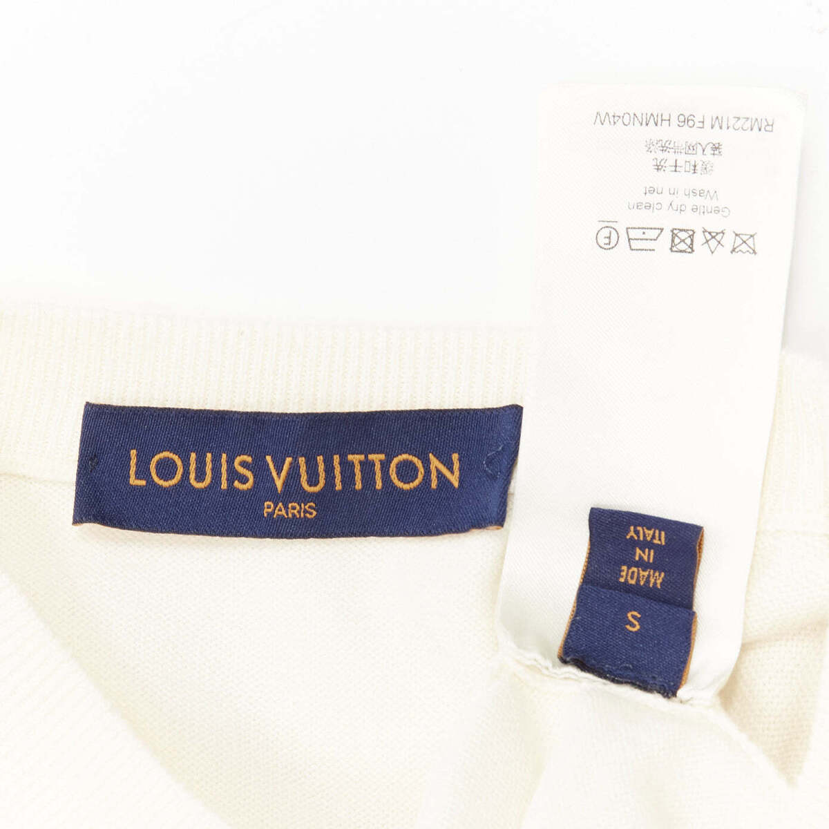 LOUIS VUITTON Nigo LV Made Duck cream intarsia jacquard knit LOUIS VUITTON Nigo LV Made Duck cream intarsia jacquard knit
