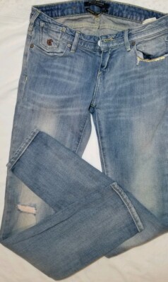 Maison Scotch Amsterdams Blauw La Parisienne Skinny Acid Wash Jeans 27 x 32  | eBay