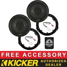 KICKER KSC6504 6.5" OEM SPEAKER REPLACEMENT FULL KIT FOR FORD FUSION 2013-2020