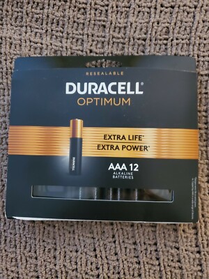 Duracell Optimum aaa batteries (12 Pack)