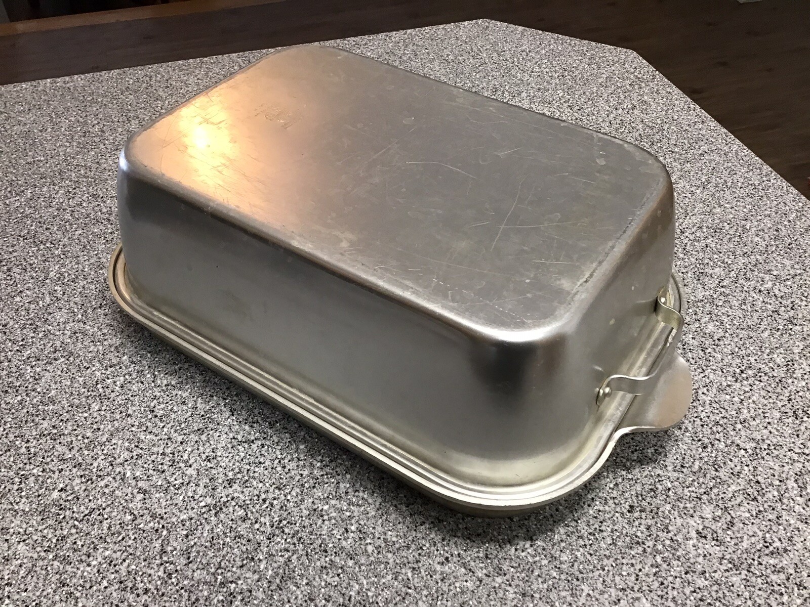 Vintage Wear Ever 2 pc Aluminum Turkey Roaster Pan w/Vent 918 & 818 Made in USA eBay