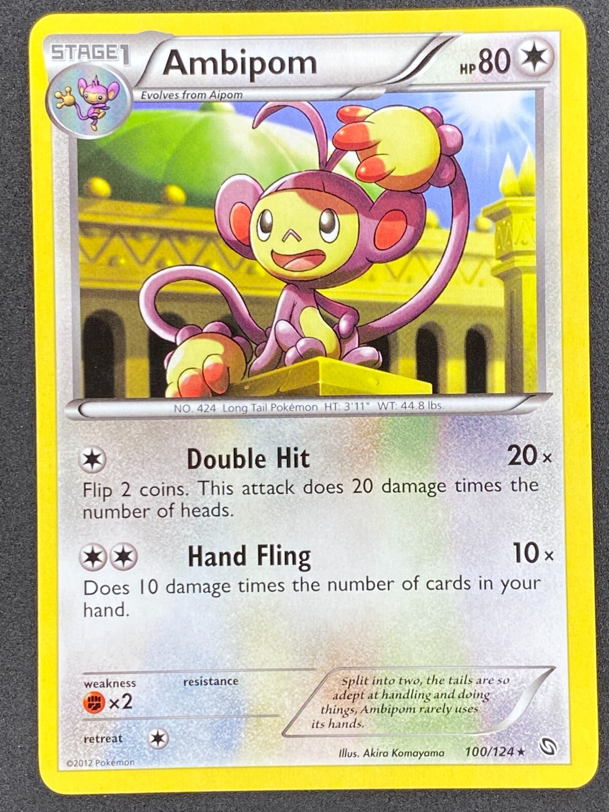 Pokémon Ambipom 100/124 DRX Dragons Exalted LP/NM