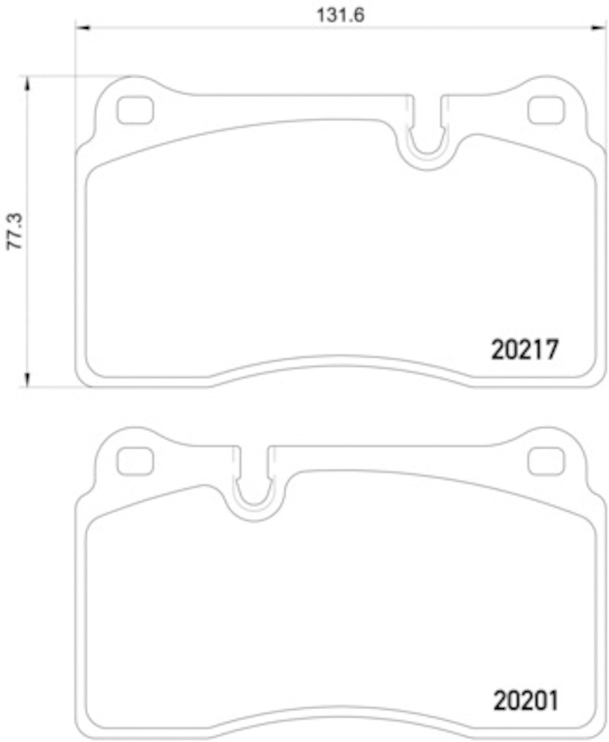 Pagid Front Disc Brake Pad Set for Aston Martin (355015891)