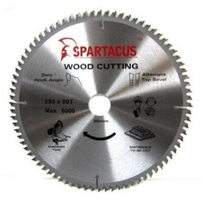 Spartacus Wood Cutting Saw Blade 250 mm x 80 Teeth x 30mm Elu TGS173