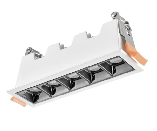 OFFERTA Faretto LED Lineare Incasso 10W 45° 3000K Bianco e Nero