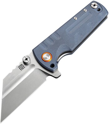 Artisan Proponent Liner Lock Knife Gray G10 Handle Plain D2 Blade ATZ-1820P-GYF