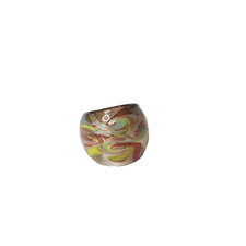 Women's Art Glass Ring Size 6 Swirls