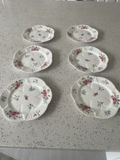 Shelley Bone China  six side plates 6.5 inch ex condition 