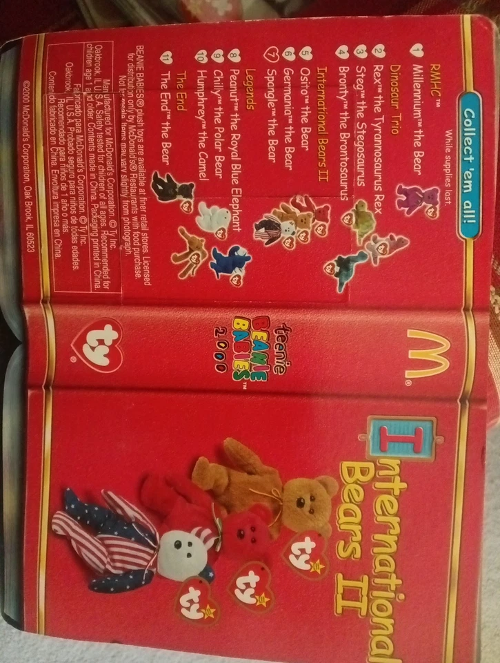 New In Box Ty Spangle The Bear Beanie Baby - Image 2 of 3