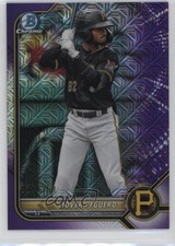 2022 Bowman Chrome Prospects Mega Box Purple Mojo Refractor Liover Peguero 16k2