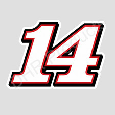 Tony Stewart Number 14 Weather Resistant Vinyl Stickerdecal Nascar 02