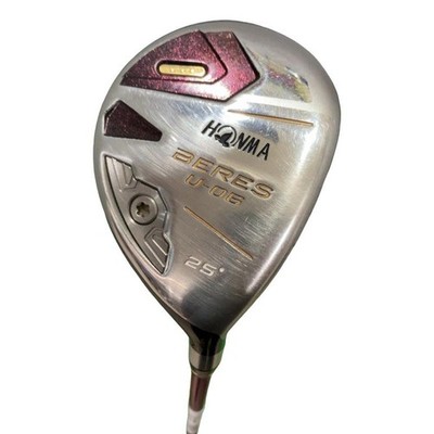 Ladies HONMA GOLF BERES U-06 Hybrid Utility 25° Flex-L 3STAR ARMRQ X38 With H/C