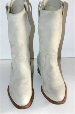 N.D.C Mi Bottes Croûte de Cuir Teinte Brume T 37.5 TTBE - Photo 1/4