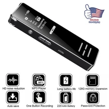Portable Spy Recorder High-Definition Smart Noise-Canceling Mini Recorder MP3.