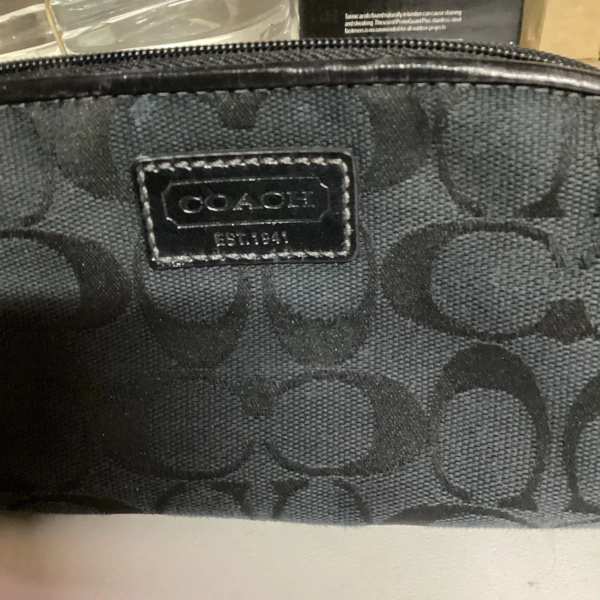 coach signature makeup bag products for sale | eBay