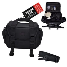  Extra Large Camera Bag Fully Padded Camcorder Bag, Equipment Bag, E) X-large