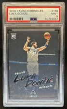 2018-19 Chronicles Luka Doncic RC Rookie Luminance #166 Mavericks PSA 9